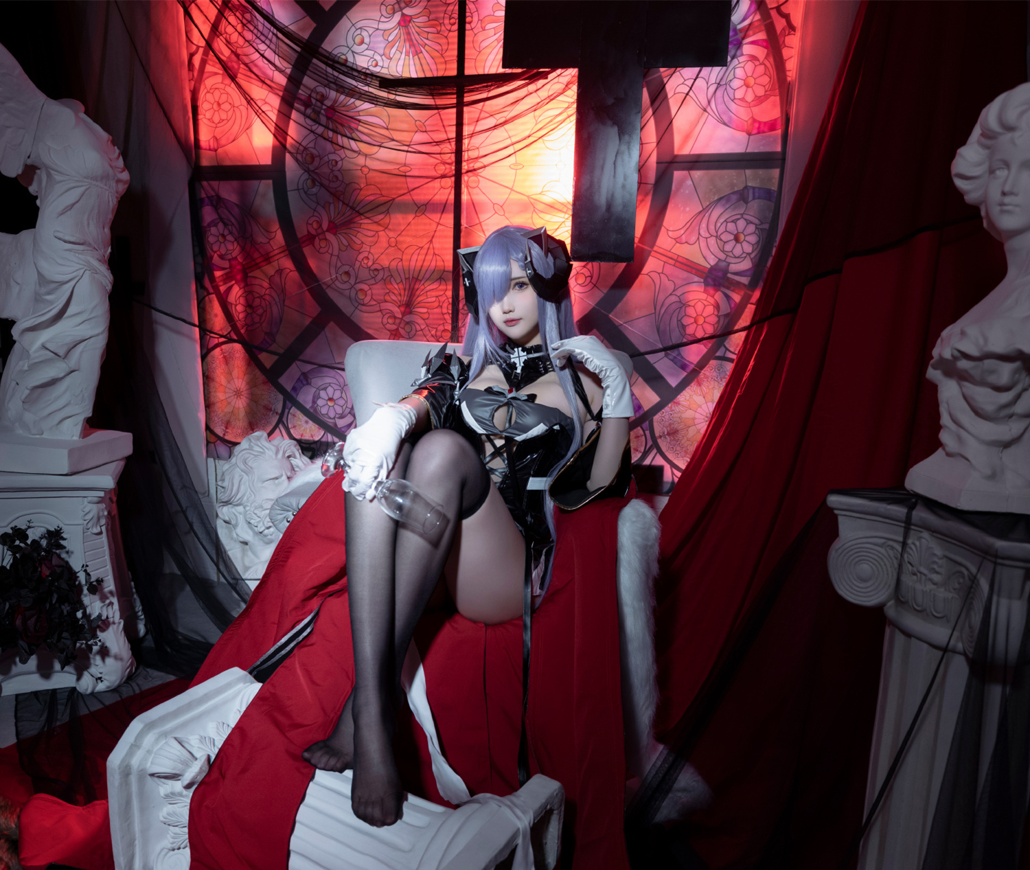 花兮_Honoka碧蓝航线奥古斯特冯帕塞瓦尔Cosplay5