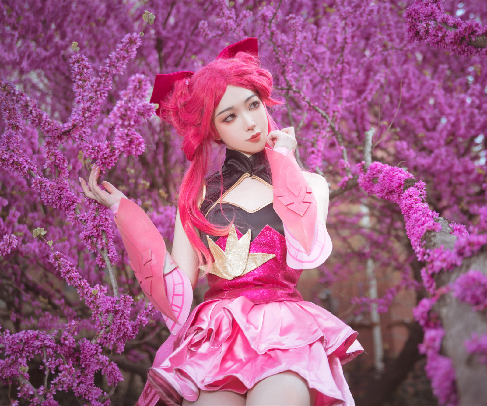 银次王者荣耀孙尚香蔷薇恋人cosplay5