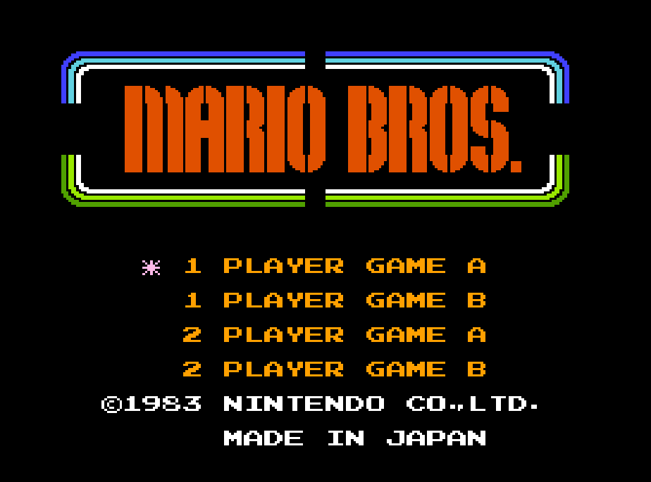 FC版 Mario Bros.游戏截图