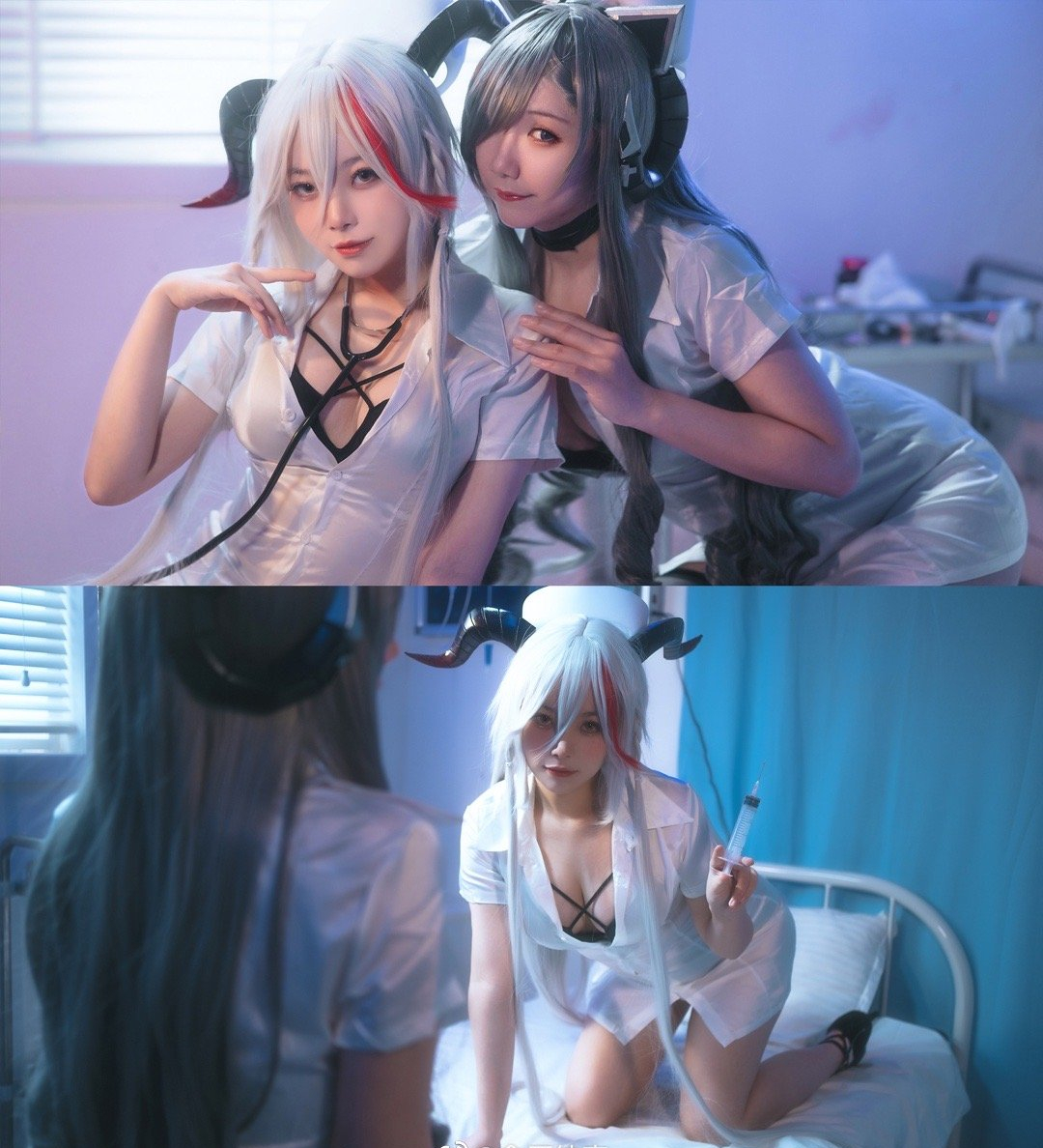 Wuli大YIMI盒原纯壹碧蓝航线奥古斯特埃吉尔cosplay5