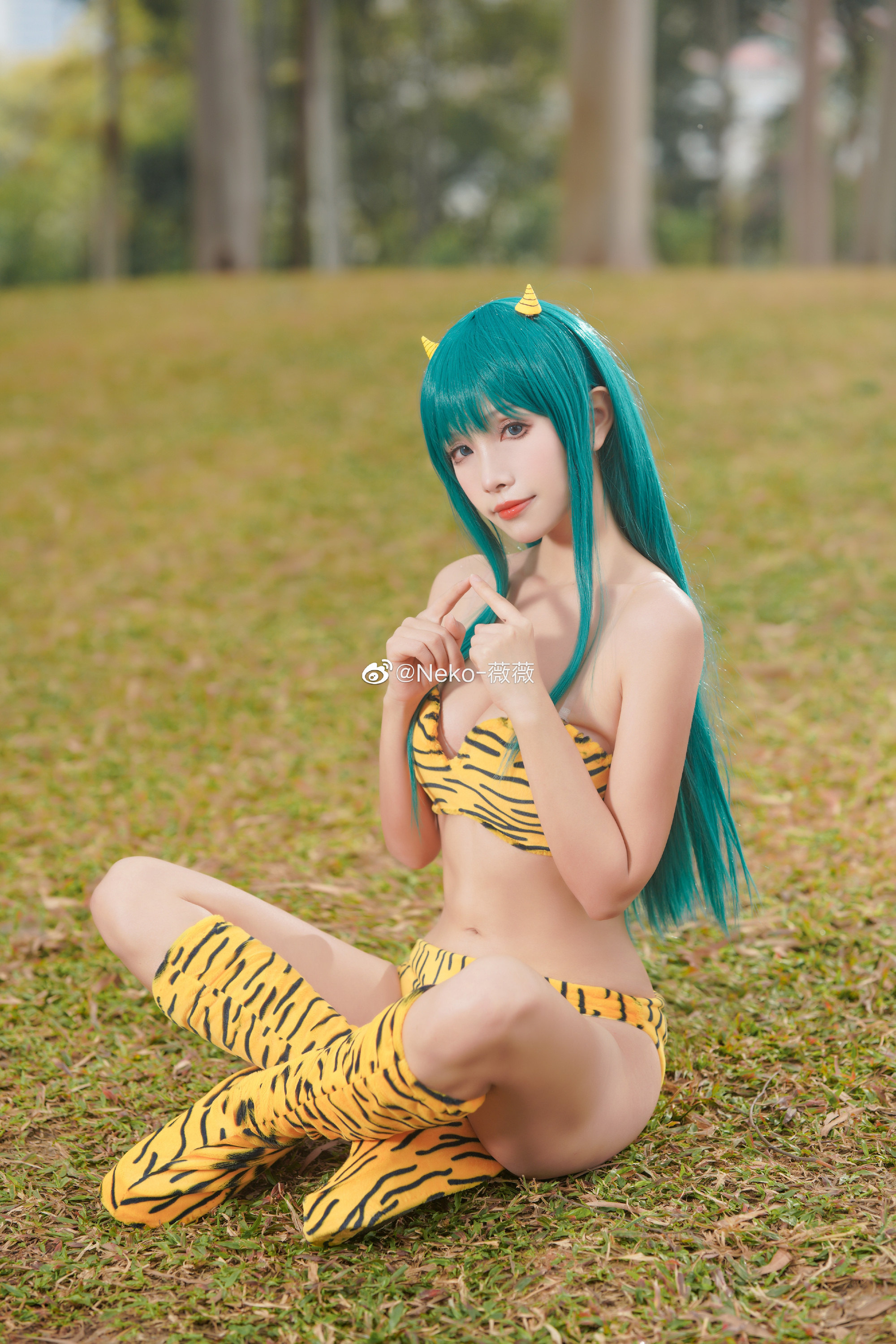 Neko薇薇虎纹拉姆cosplay6