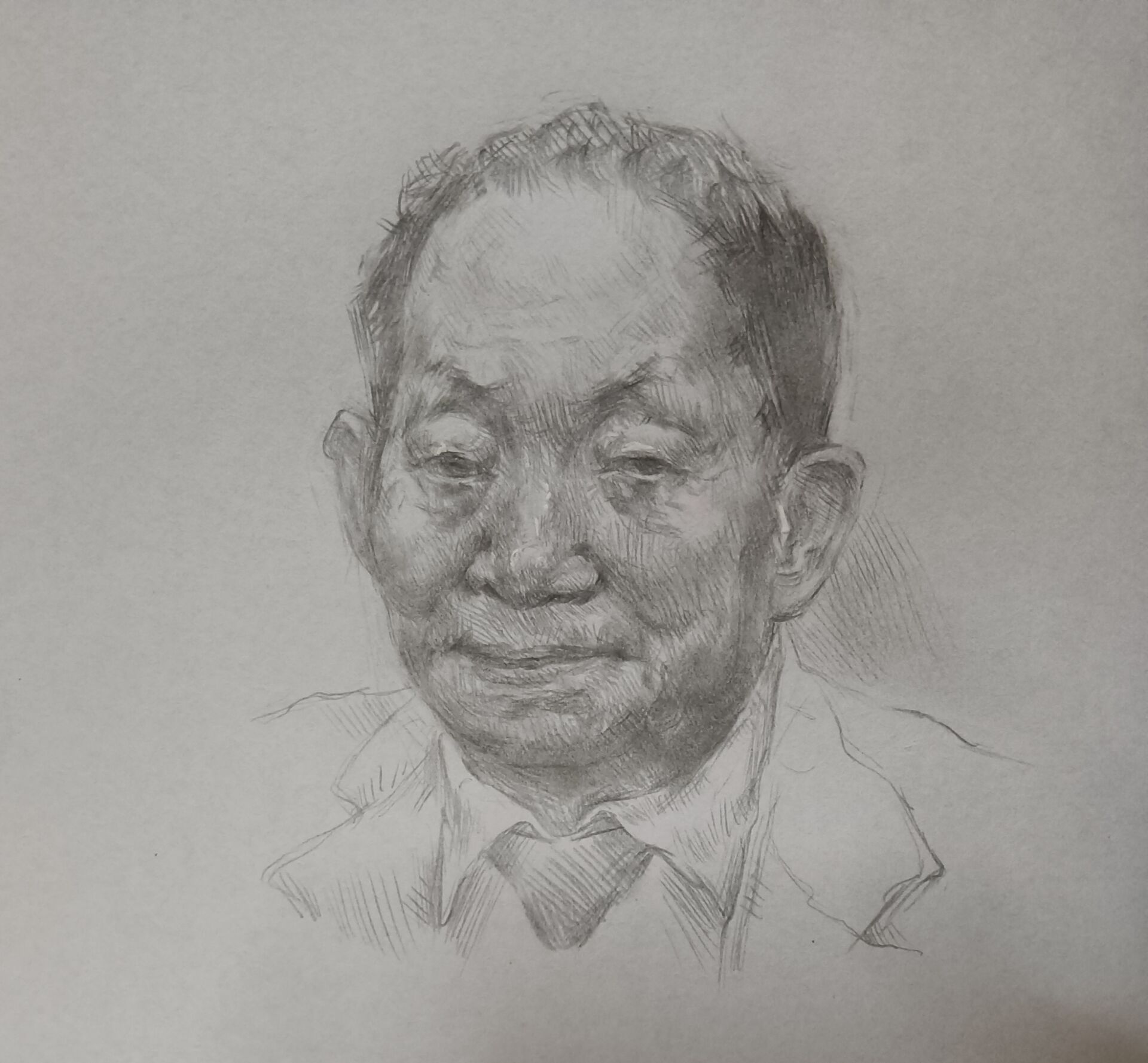 袁老素描图片