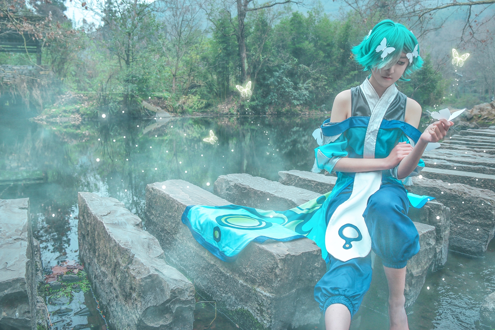 王者荣耀庄周原皮cos正片