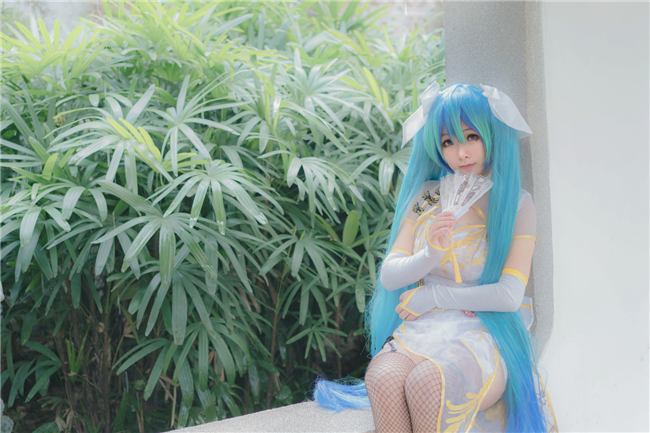 玄铃儿Vsinger金丝雀初音Cosplay7