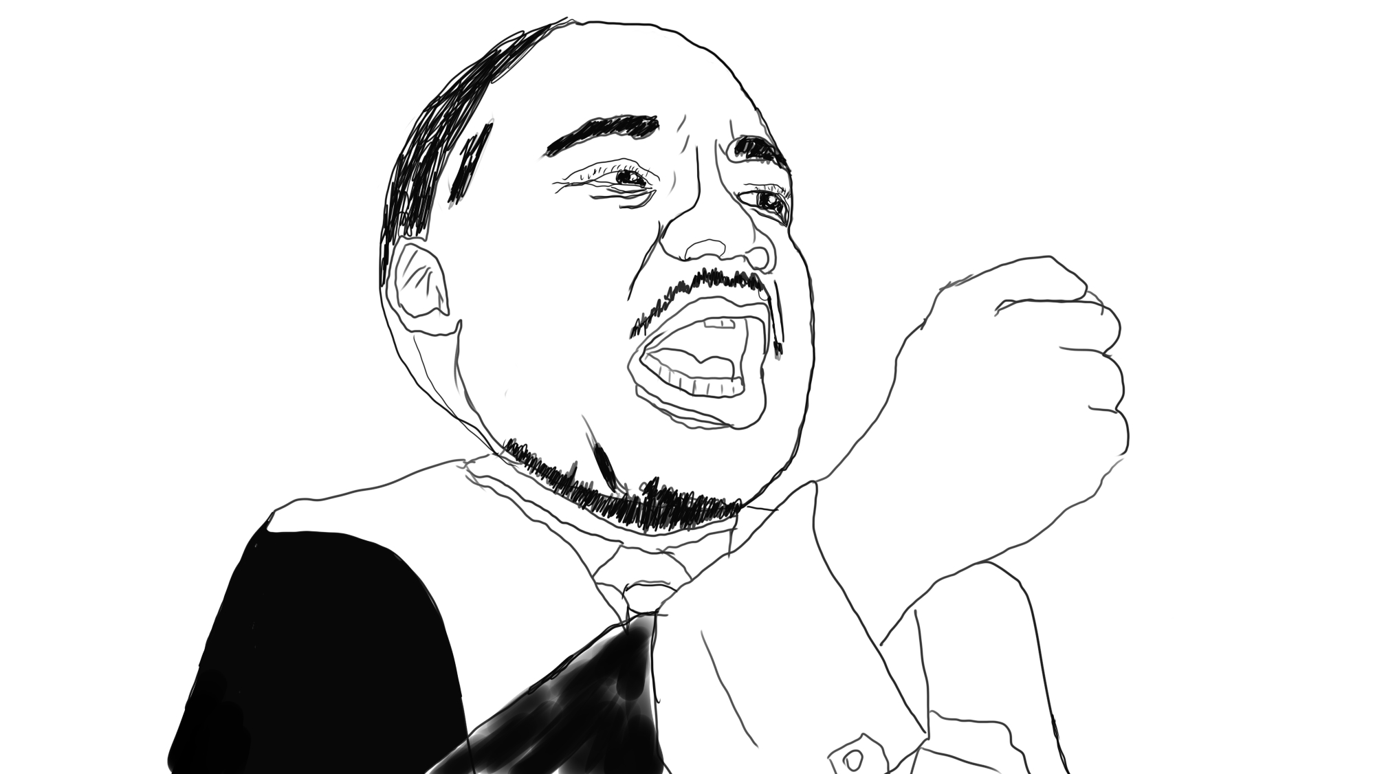 【描画】马丁路德金