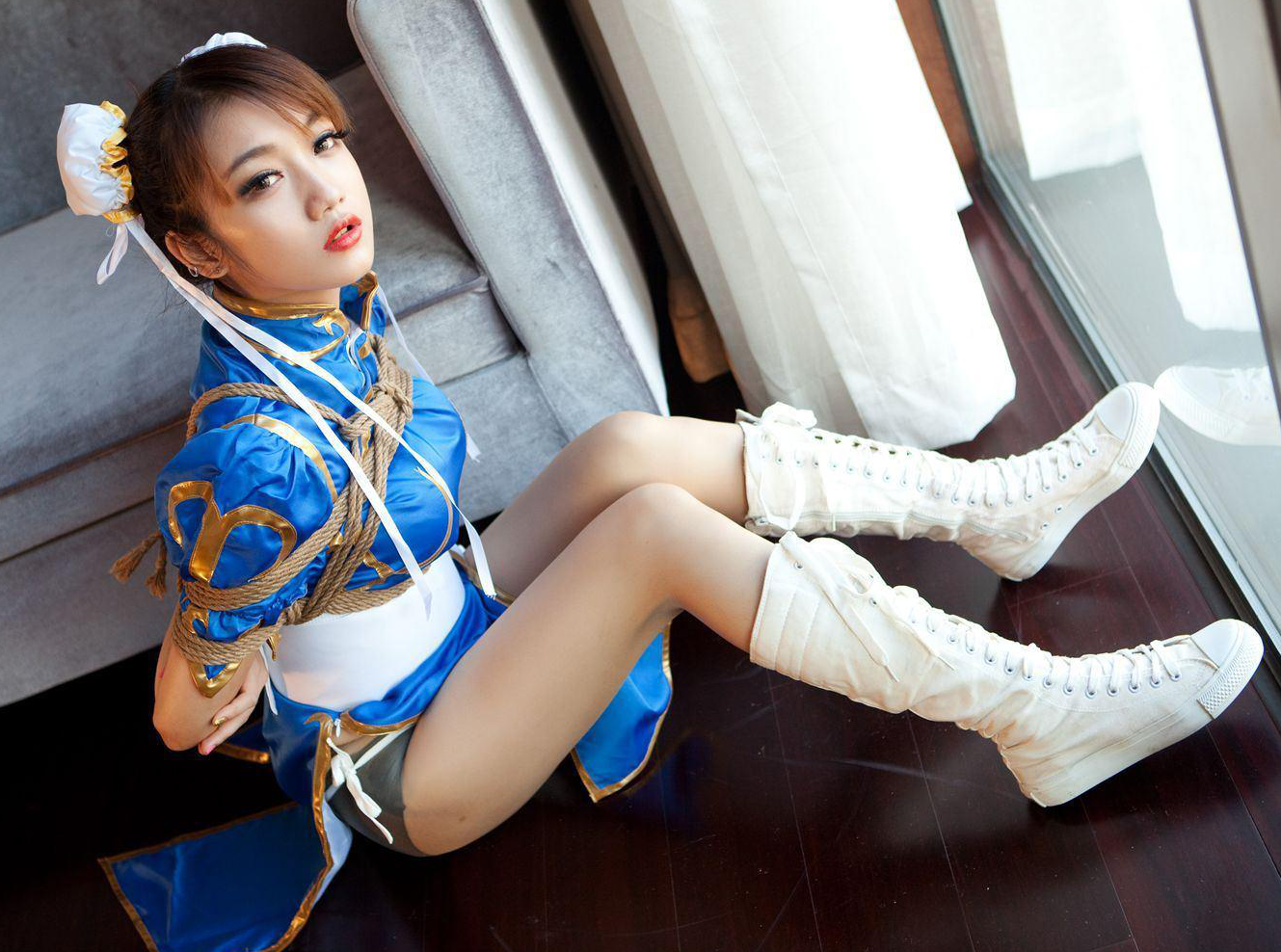 縛リ芸術/束缚艺术 Chun Li Kokomi的写真合集8