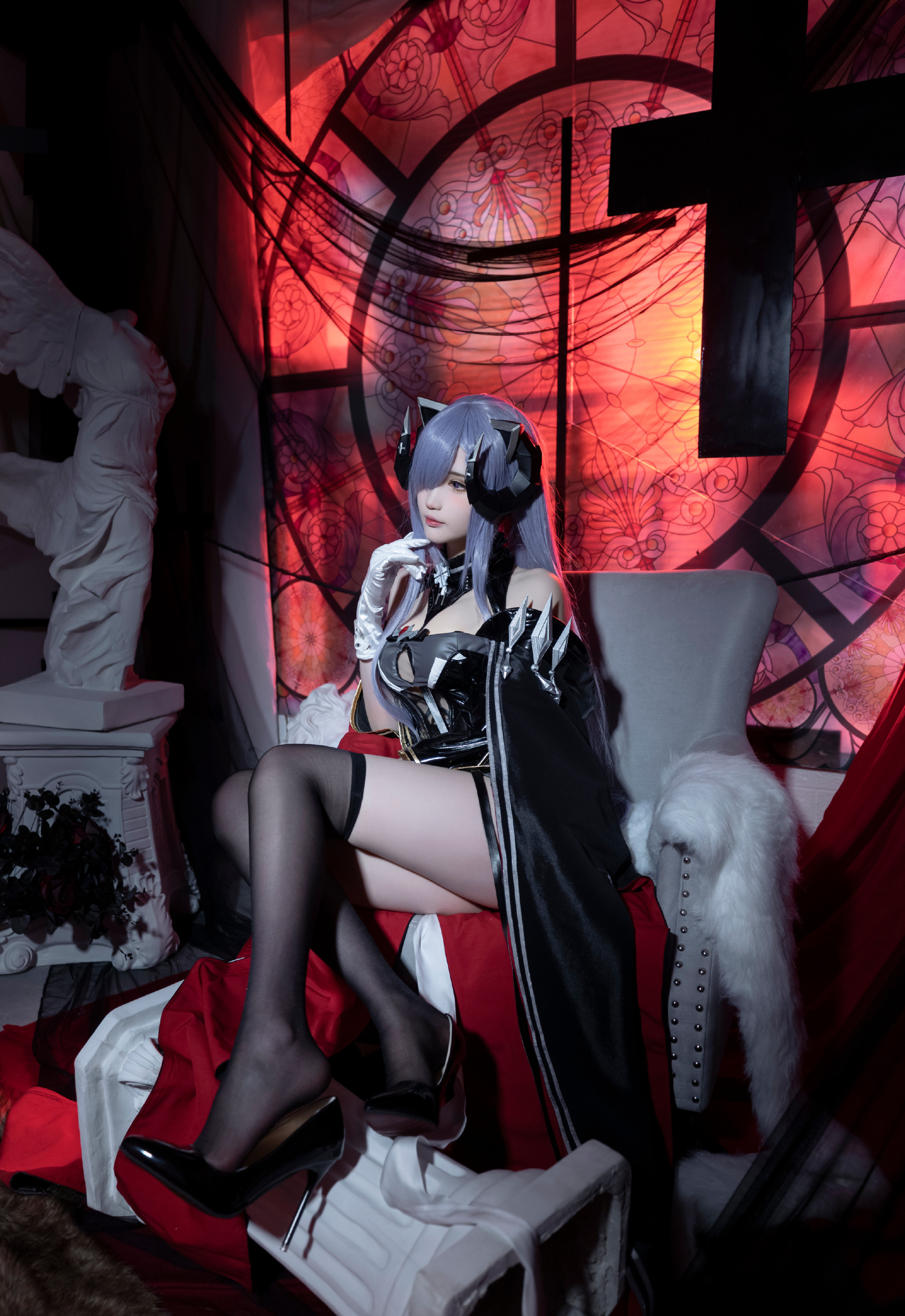 花兮_Honoka碧蓝航线奥古斯特冯帕塞瓦尔Cosplay4