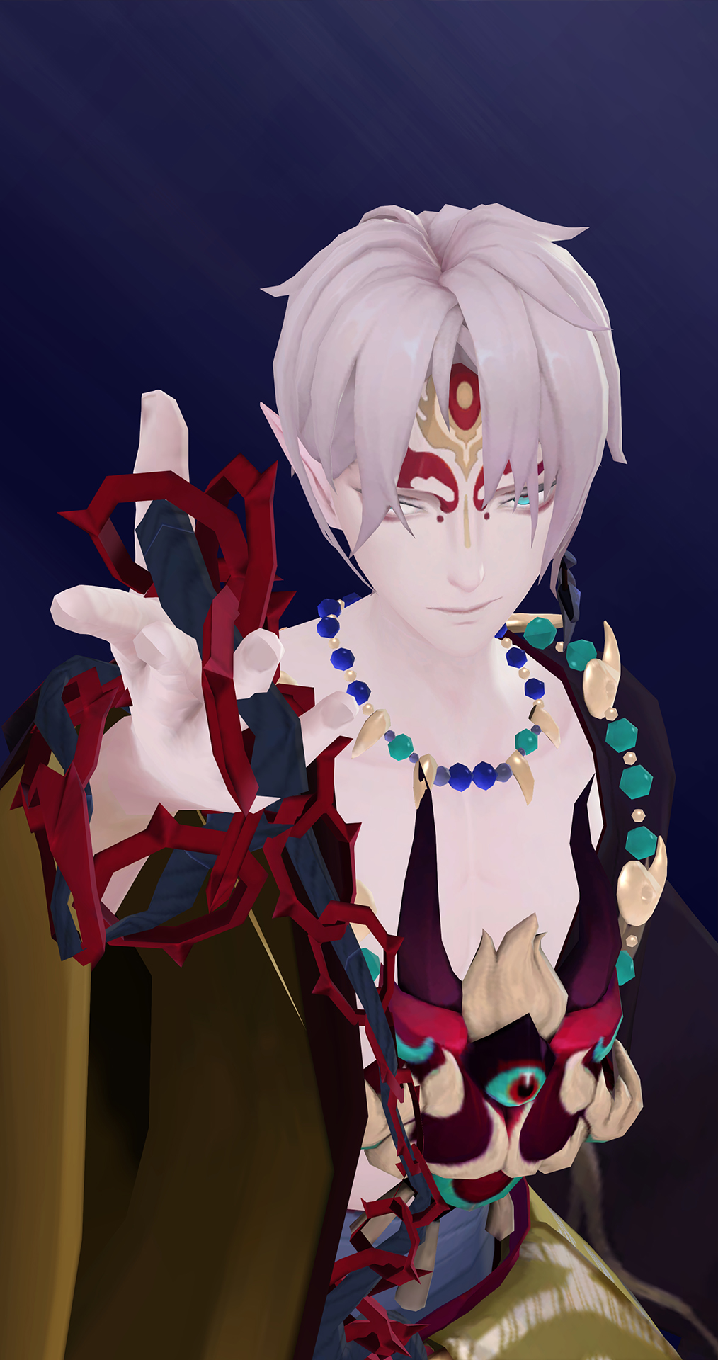 最新ssr式神【鬼童丸·觉醒后】唯美截图  #阴阳师手游# #阴阳师皮肤