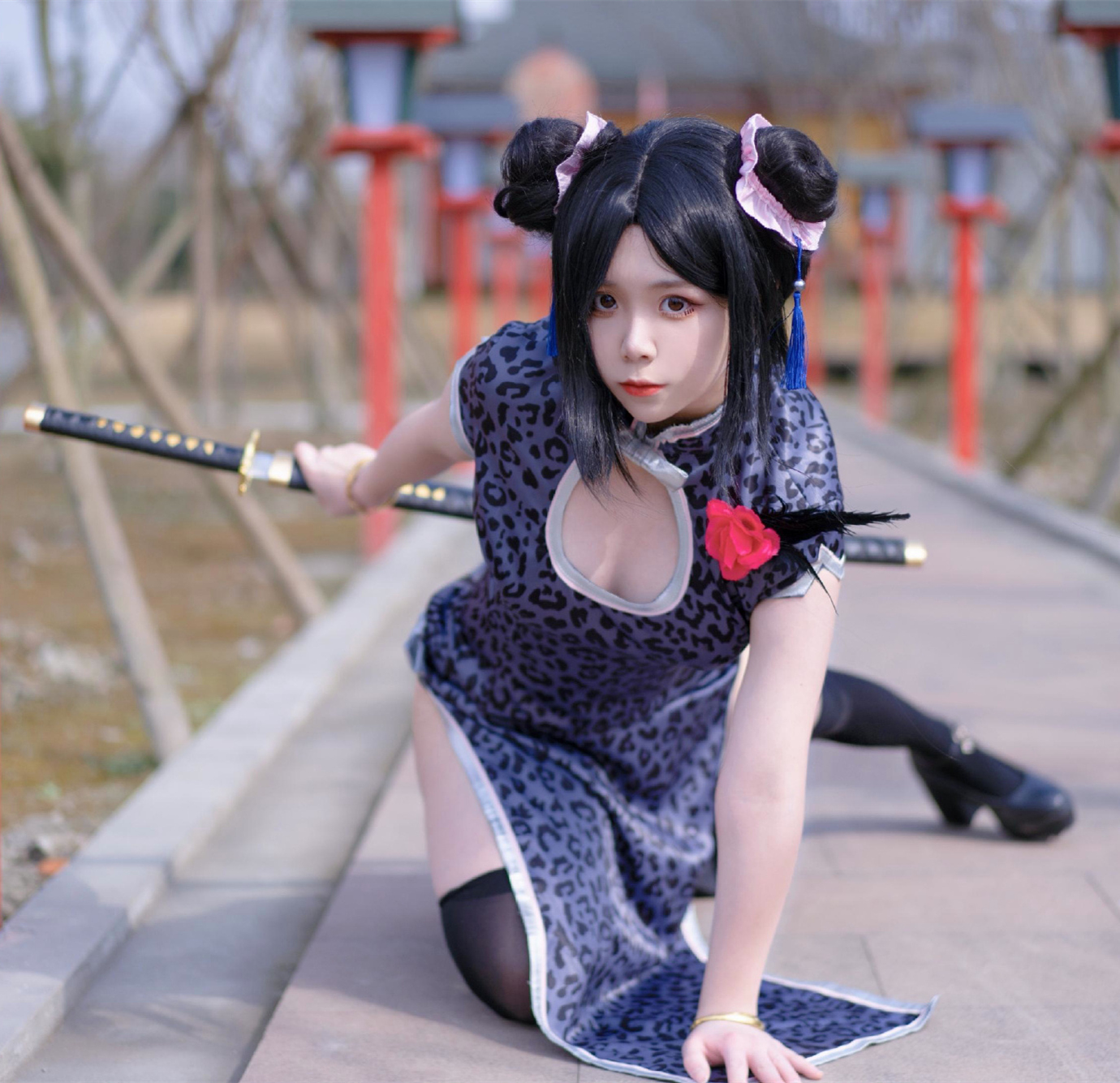 冰冻莓果最终幻想蒂法cosplay7