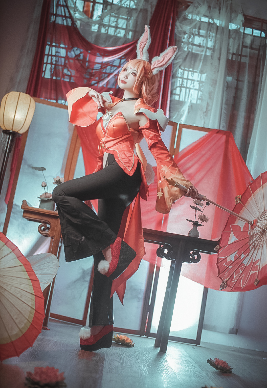 玥颜Queen王者荣耀公孙离原皮Cosplay2