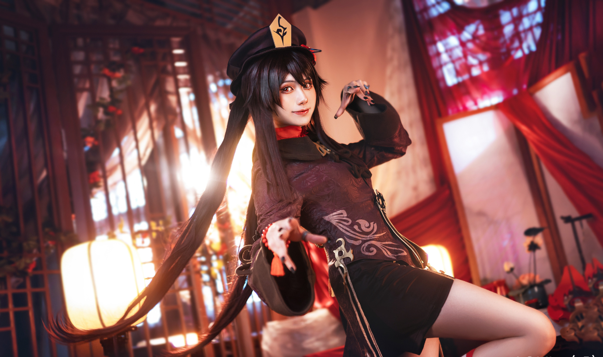 kiko夕琉原神胡桃cosplay2