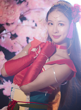 瑶音Cosplay三国杀小乔花好月圆