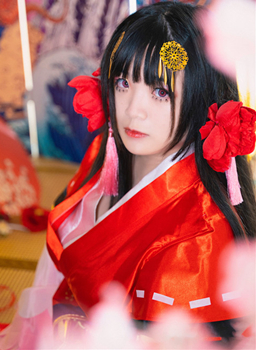 樱酱CosPlay阴阳师樱花妖桃花妖