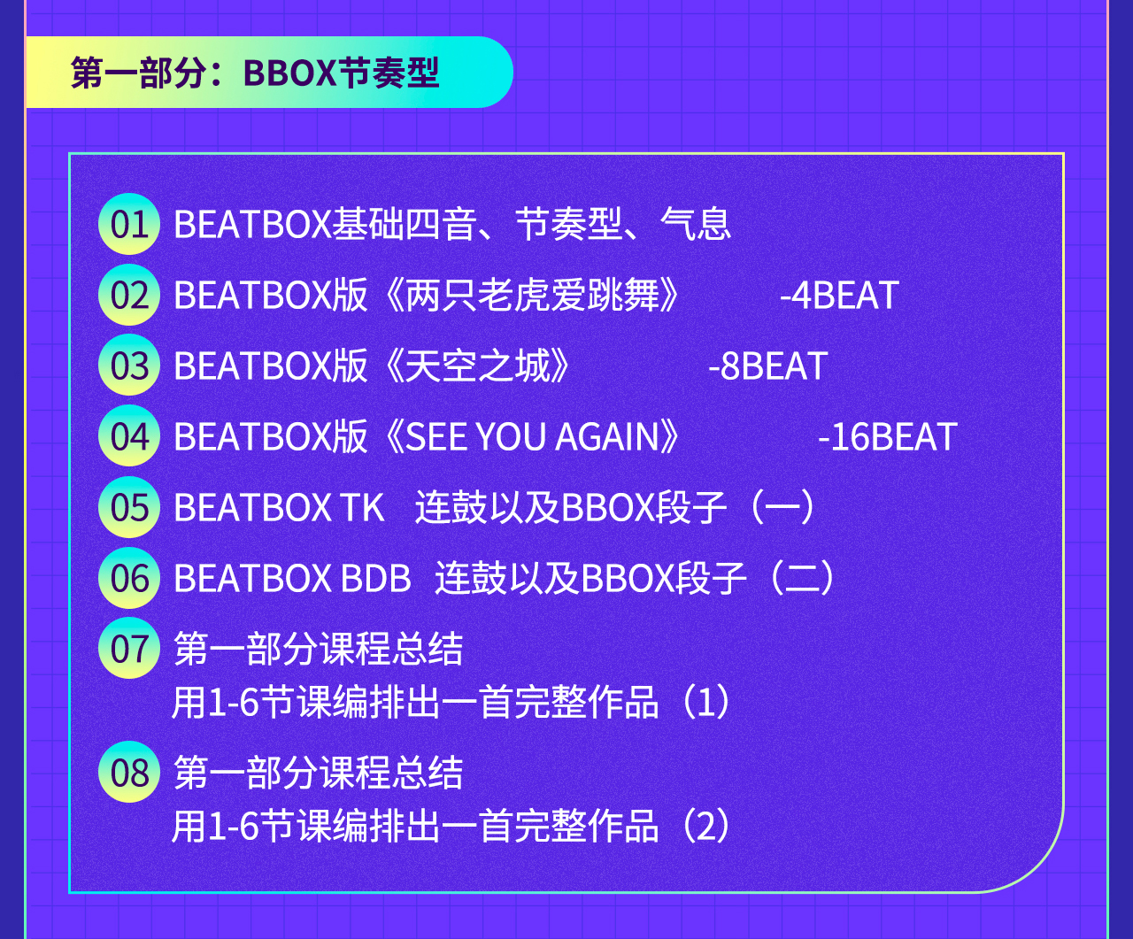 beatbox教学基础入门图片