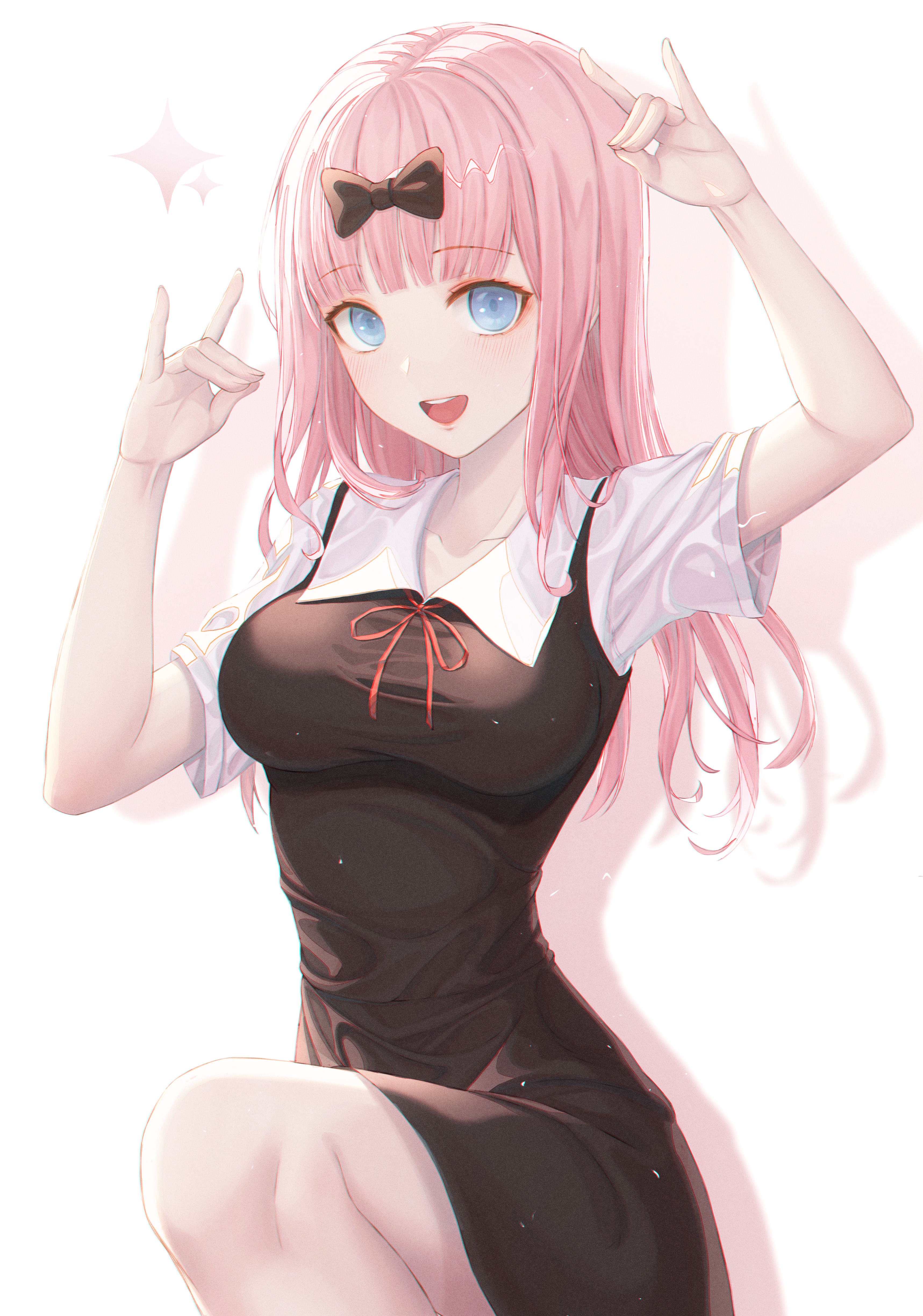 举报 #二次元# #壁纸# #插画#  标题[藤原千花] 画师[eichi]  pid