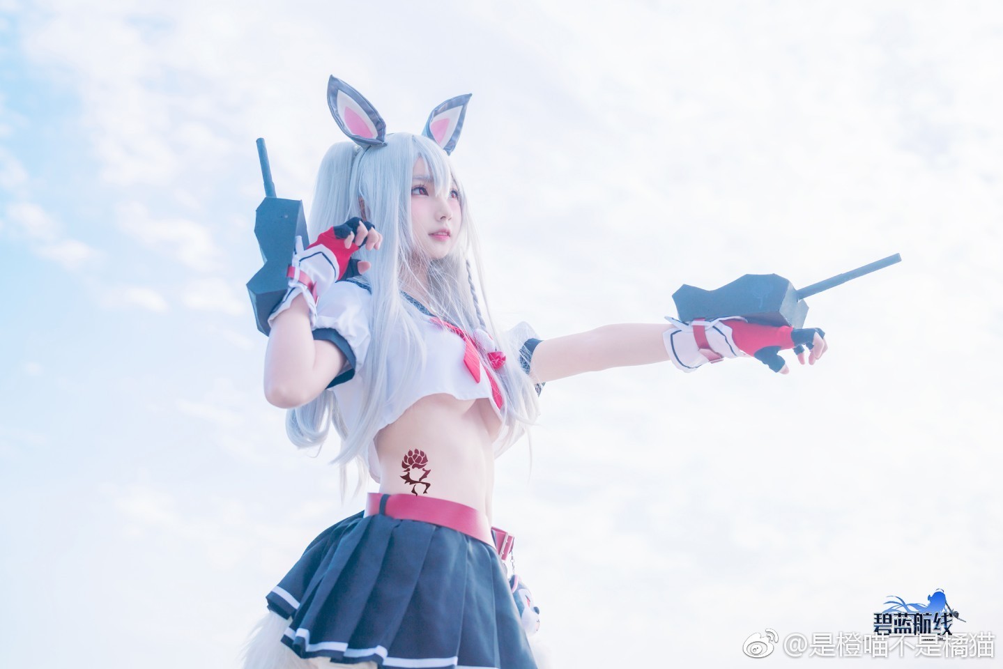 橙喵碧蓝航线夕立cosplay1