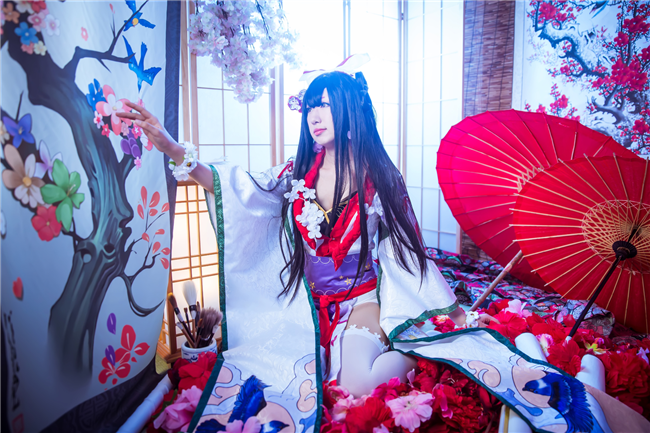 绯阴阳师花鸟卷Cosplay4