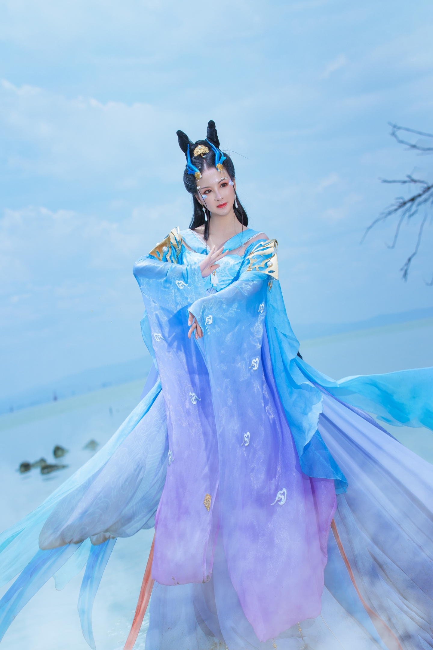 瑶音天涯明月刀画龙致雨CosPlay1