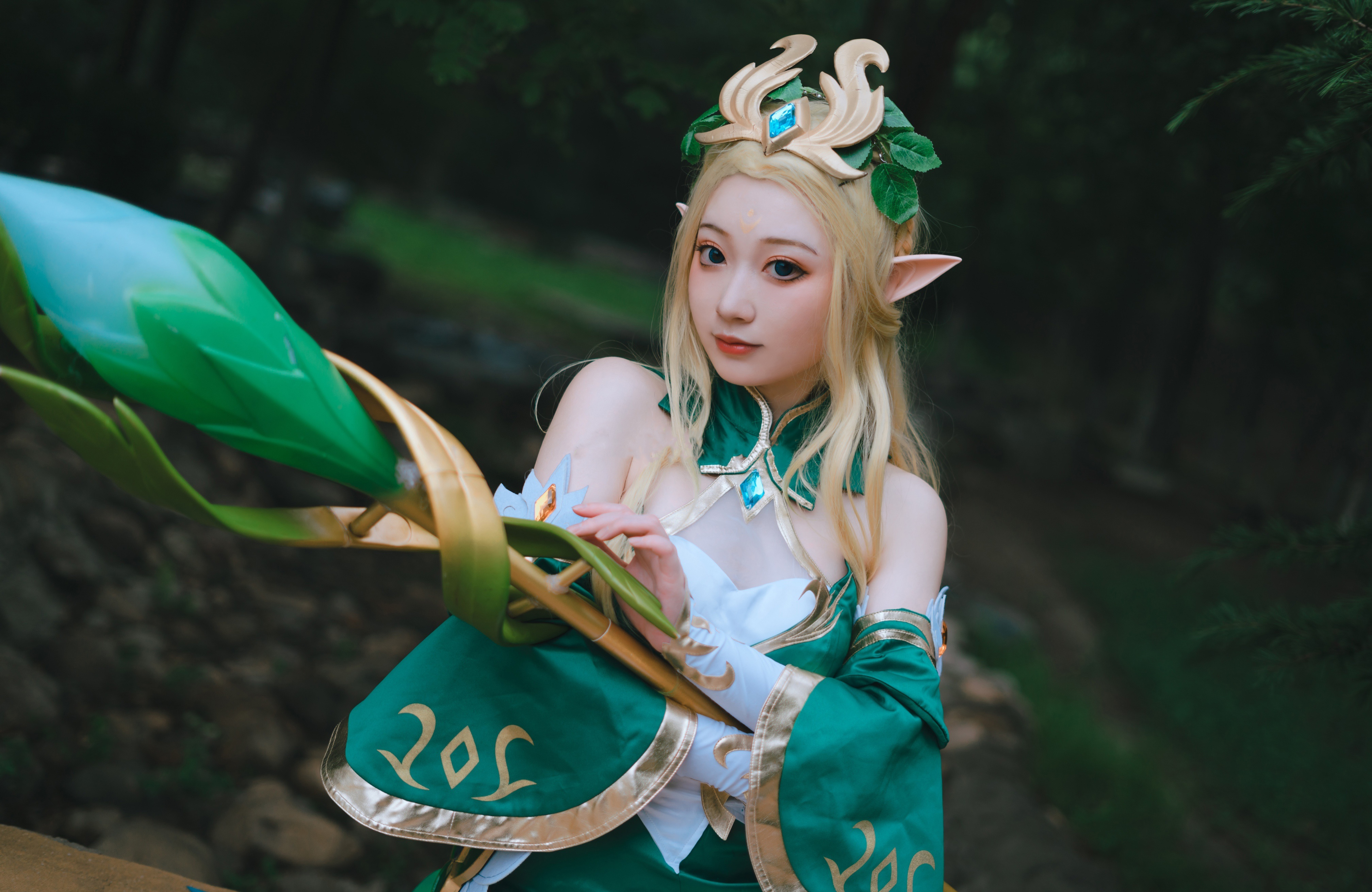 桃墨王者荣耀王昭君CosPlay7