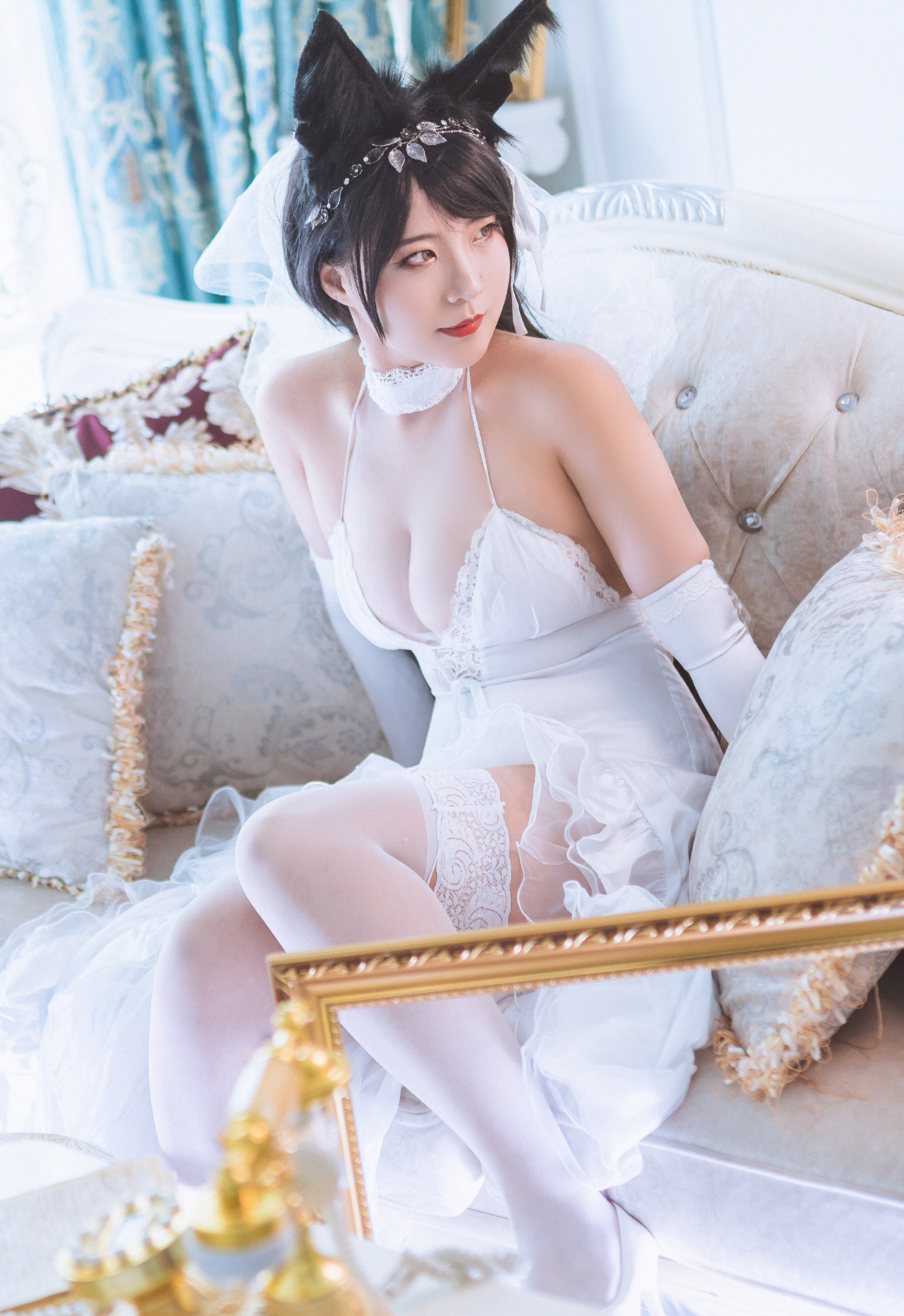 丸丸幽爱宕婚纱Cosplay7