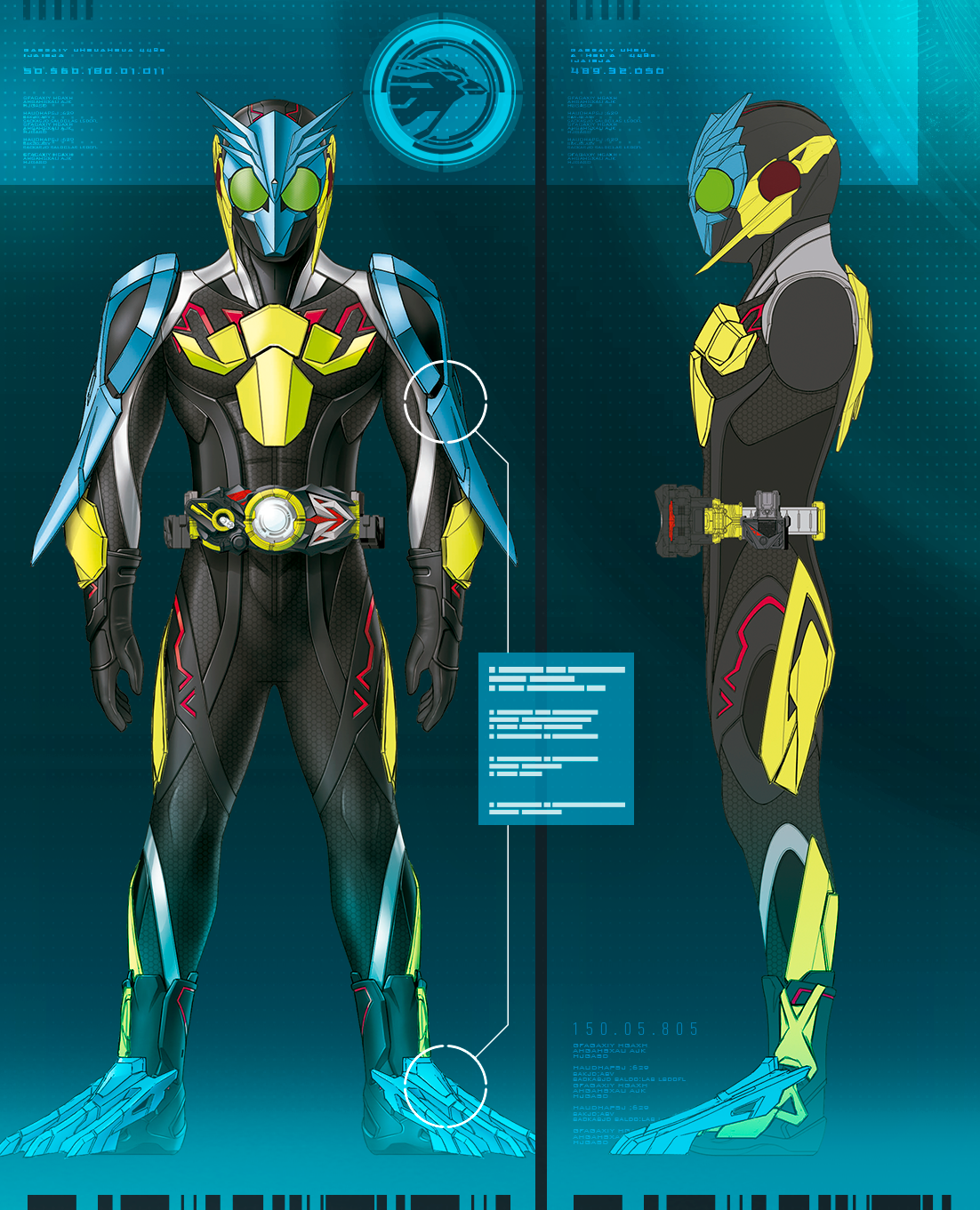 假面骑士零一官方原画设计图