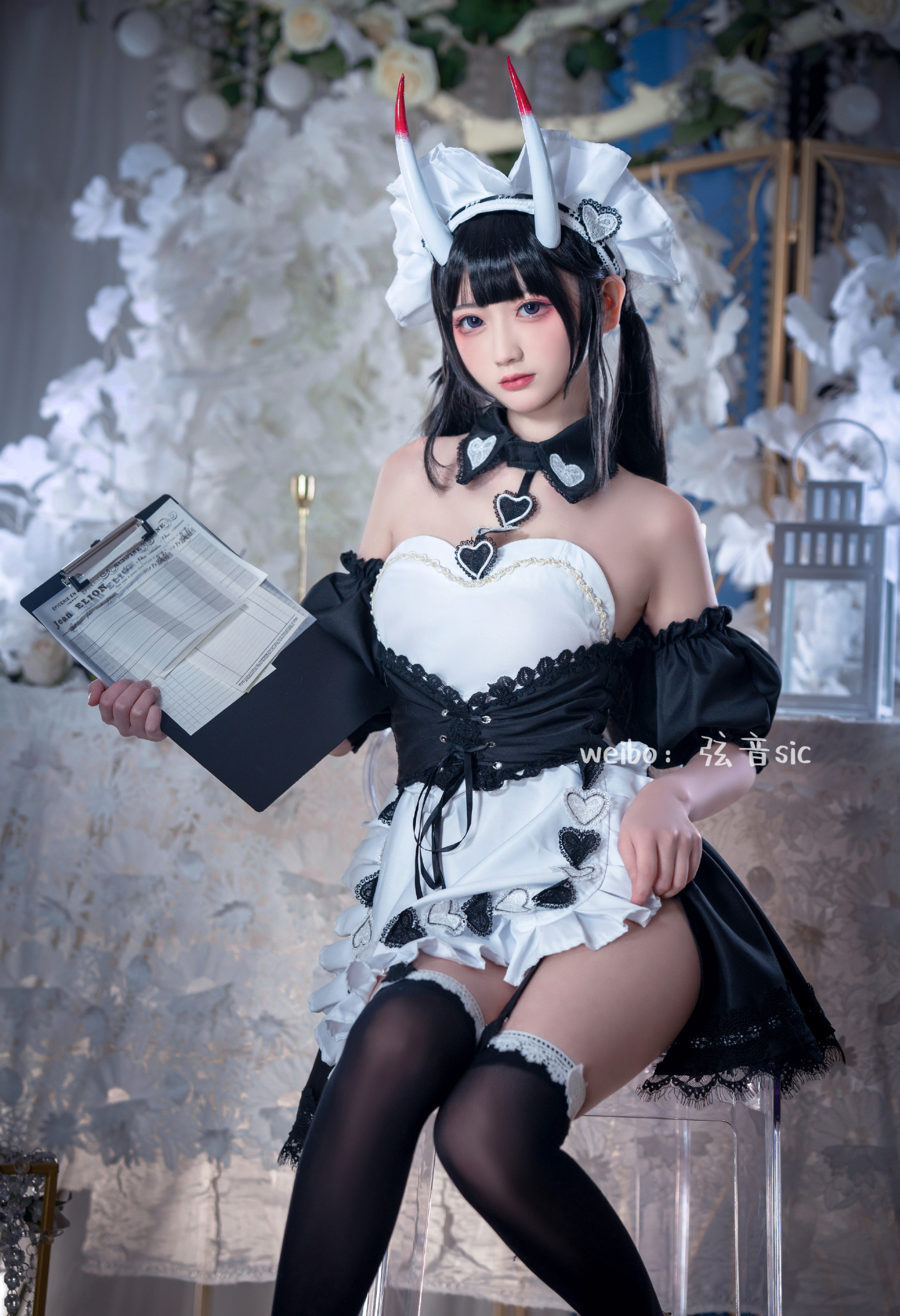 弦音sic能代貅女仆cosplay1