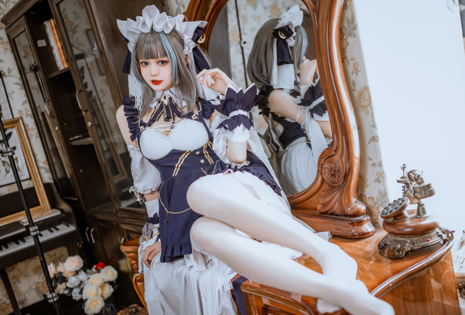 静缘缘缘缘碧蓝航线柴郡cosplay1