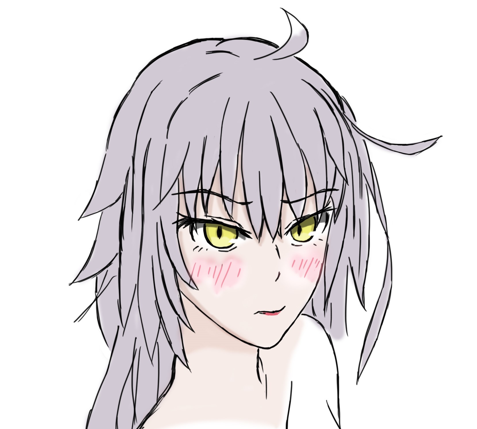 day4  fgo 黑贞德 #绘画#  #fate# #fgo# #黑贞# #黑贞德