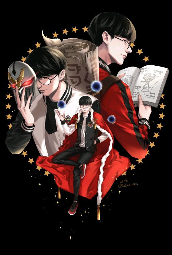 faker# 分享一张国外玩家做的李哥壁纸