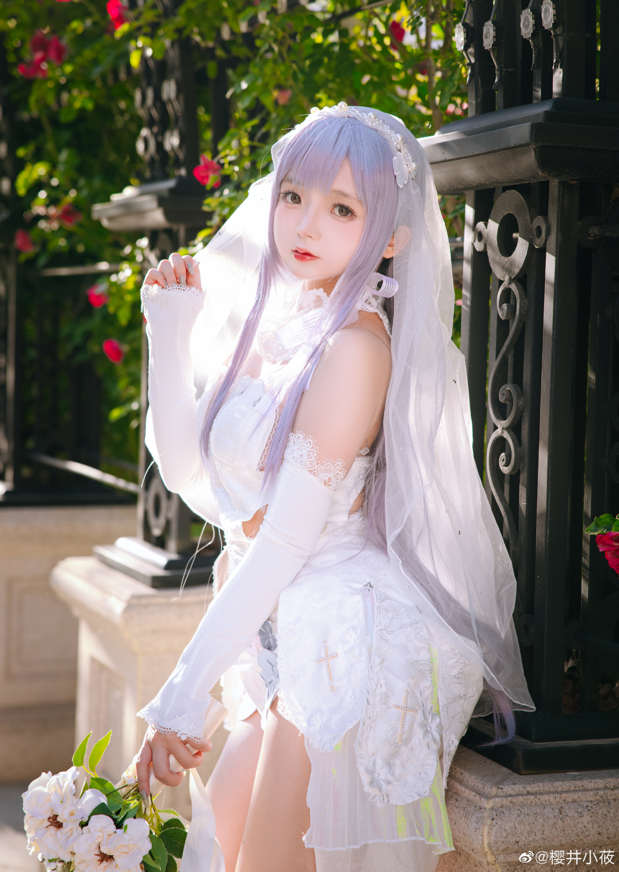 樱井小莜少女前线HK416月引同心cosplay6