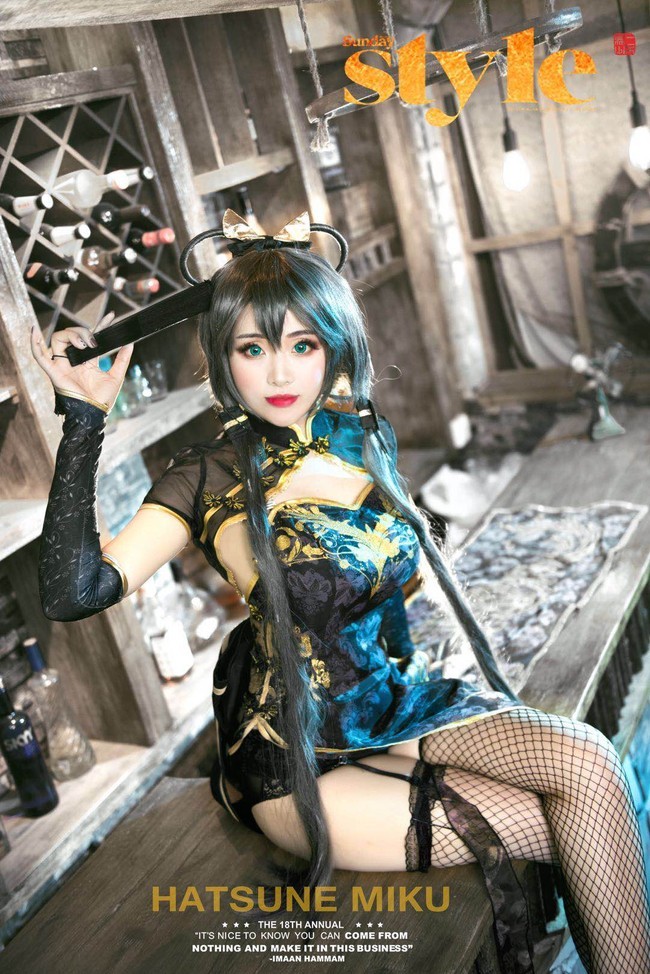 小幻仔洛天依金丝雀cosplay5