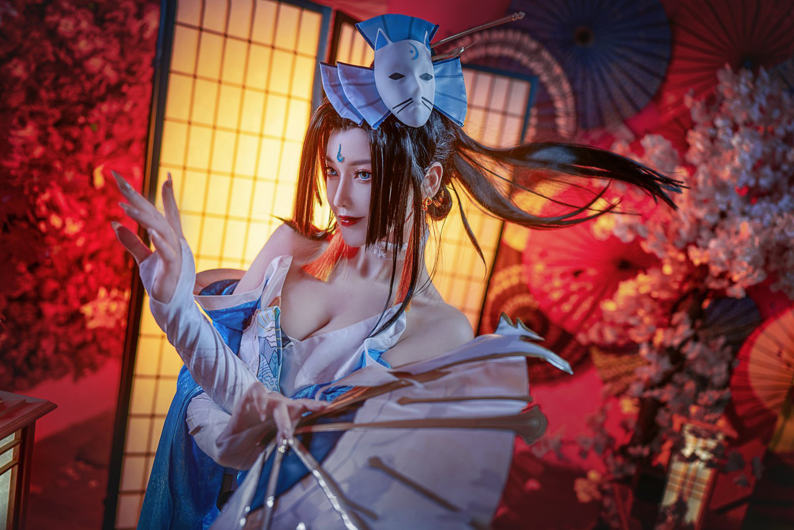 露兒大魔王王者荣耀不知火舞魅语cosplay3