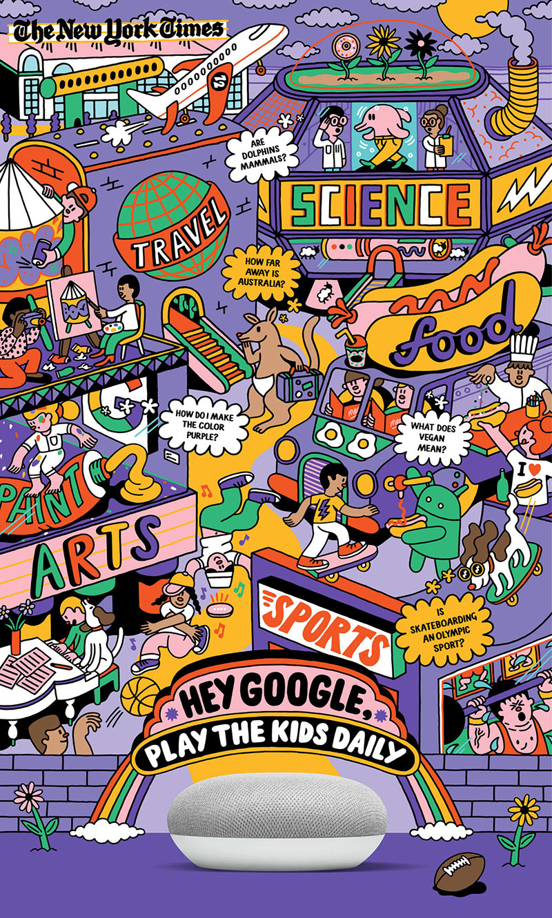 个性插画20款kateprior趣味