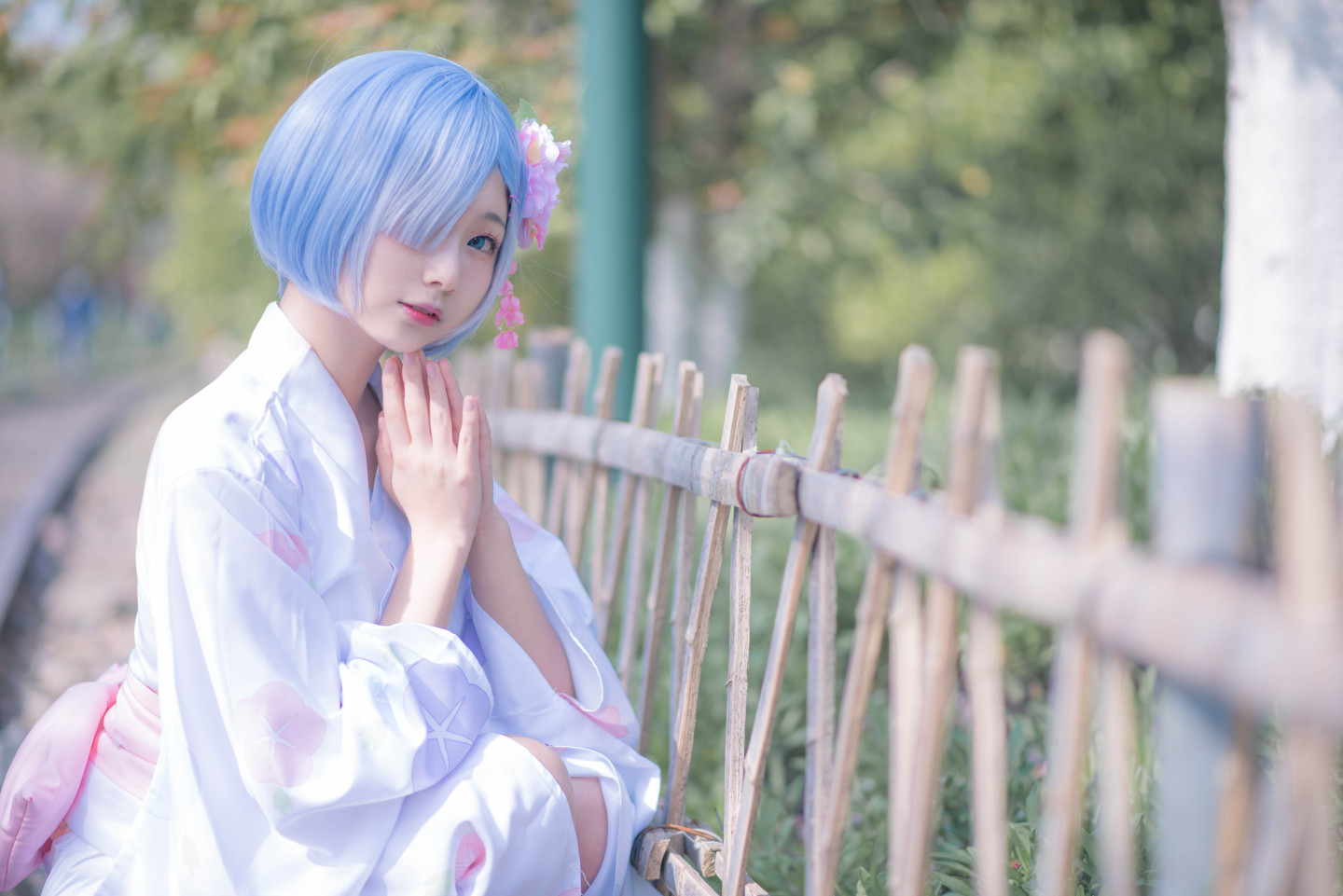 橙喵从零开始的异世界生活雷姆cosplay7