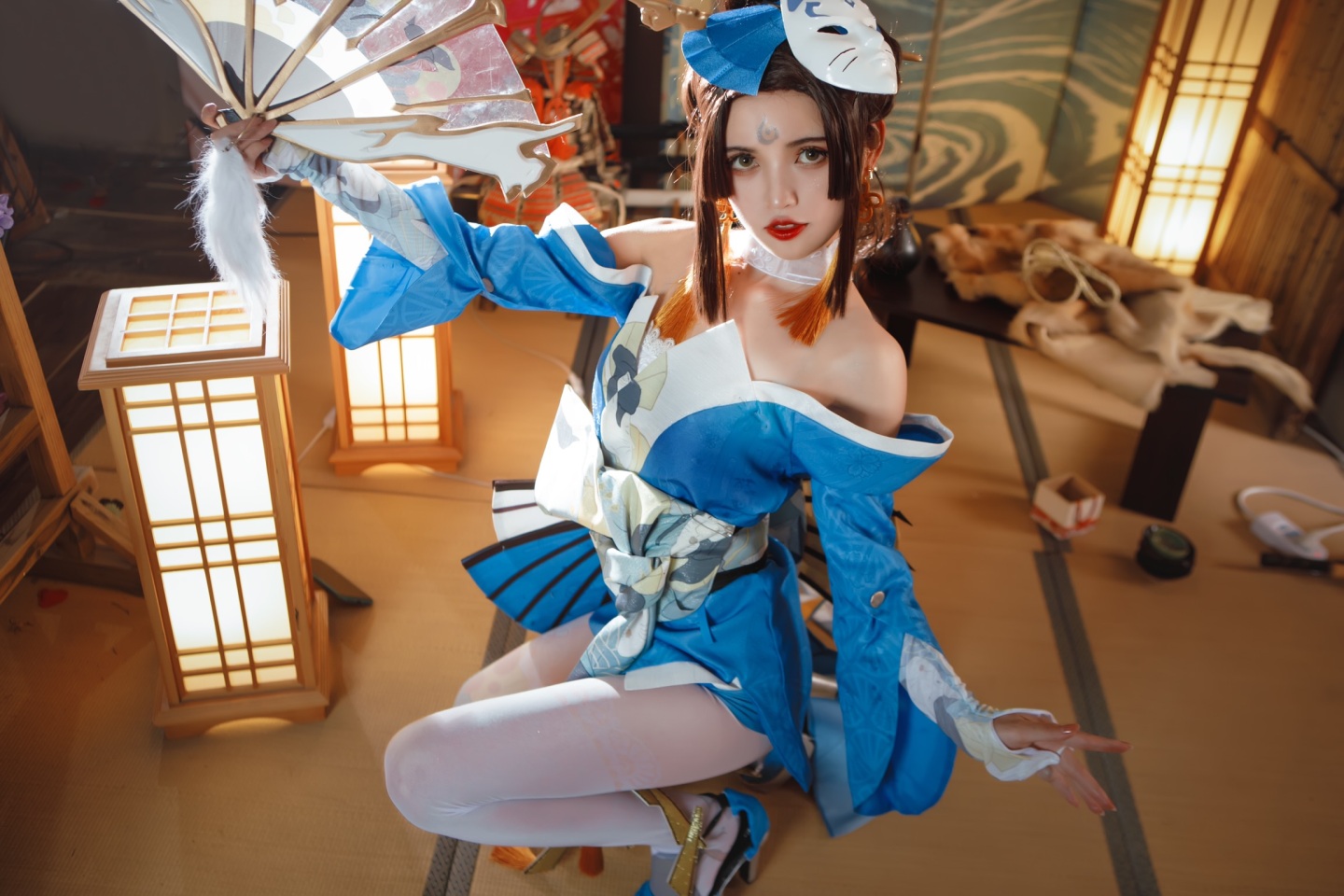 阿柒王者荣耀不知火舞魅语CosPlay2