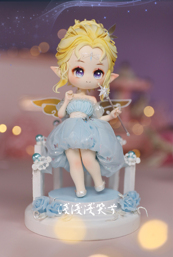 超轻粘土中级课:q版仙女