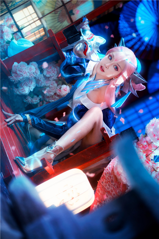 露兒大魔王王者荣耀貂蝉Cosplay7