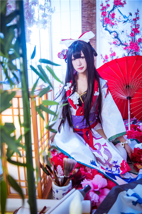 绯阴阳师花鸟卷Cosplay1