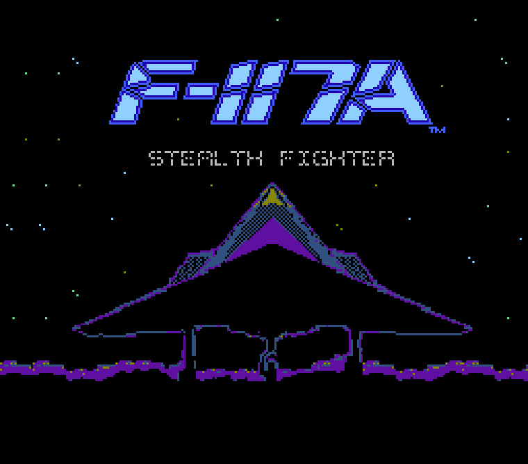 FC F117A 战斗机 游戏截图