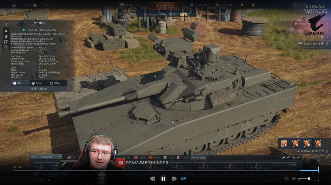 攻顶导弹! 我准备好掏出cv90105开肝了