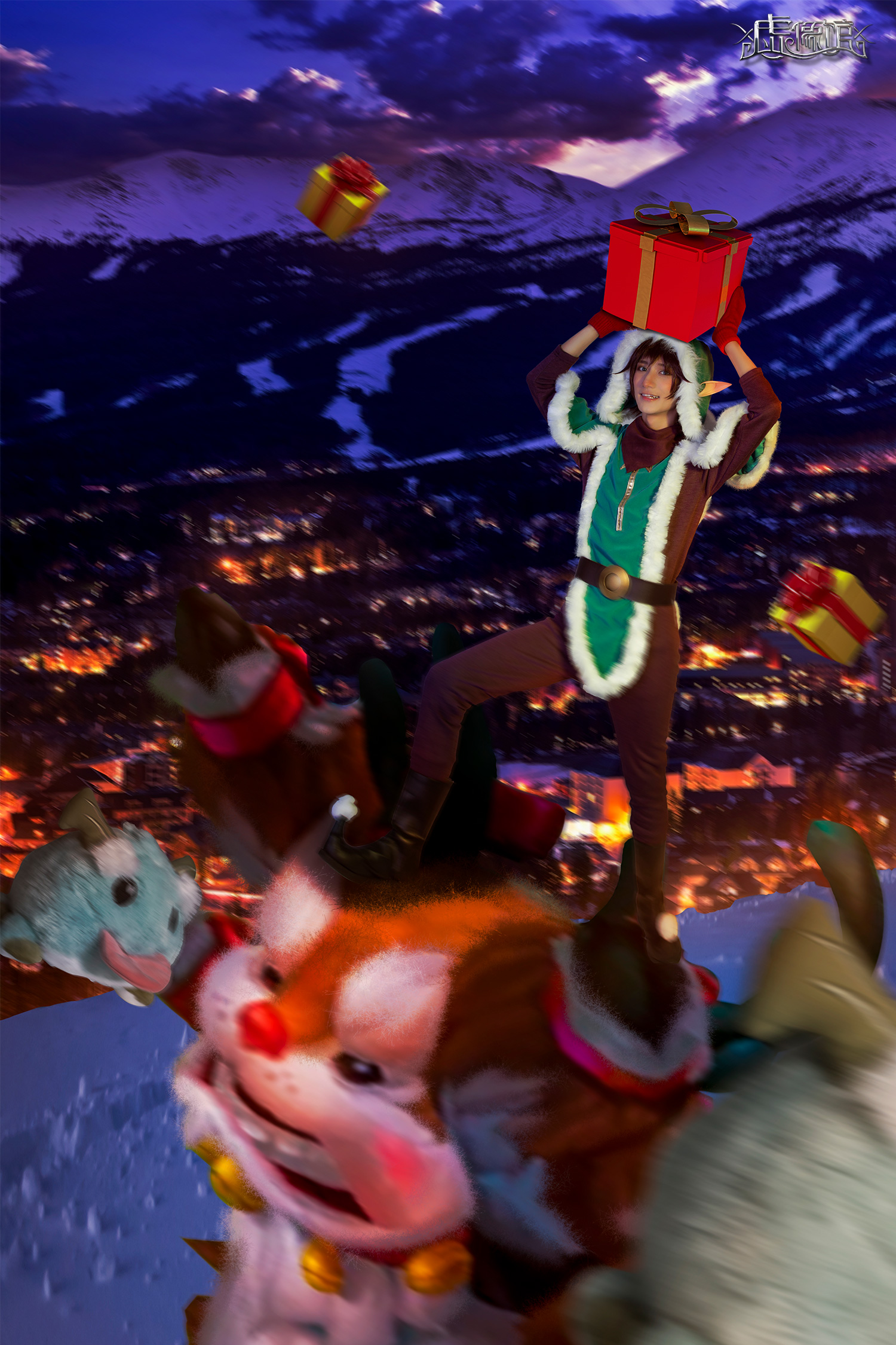 英雄联盟冰雪节努努cos