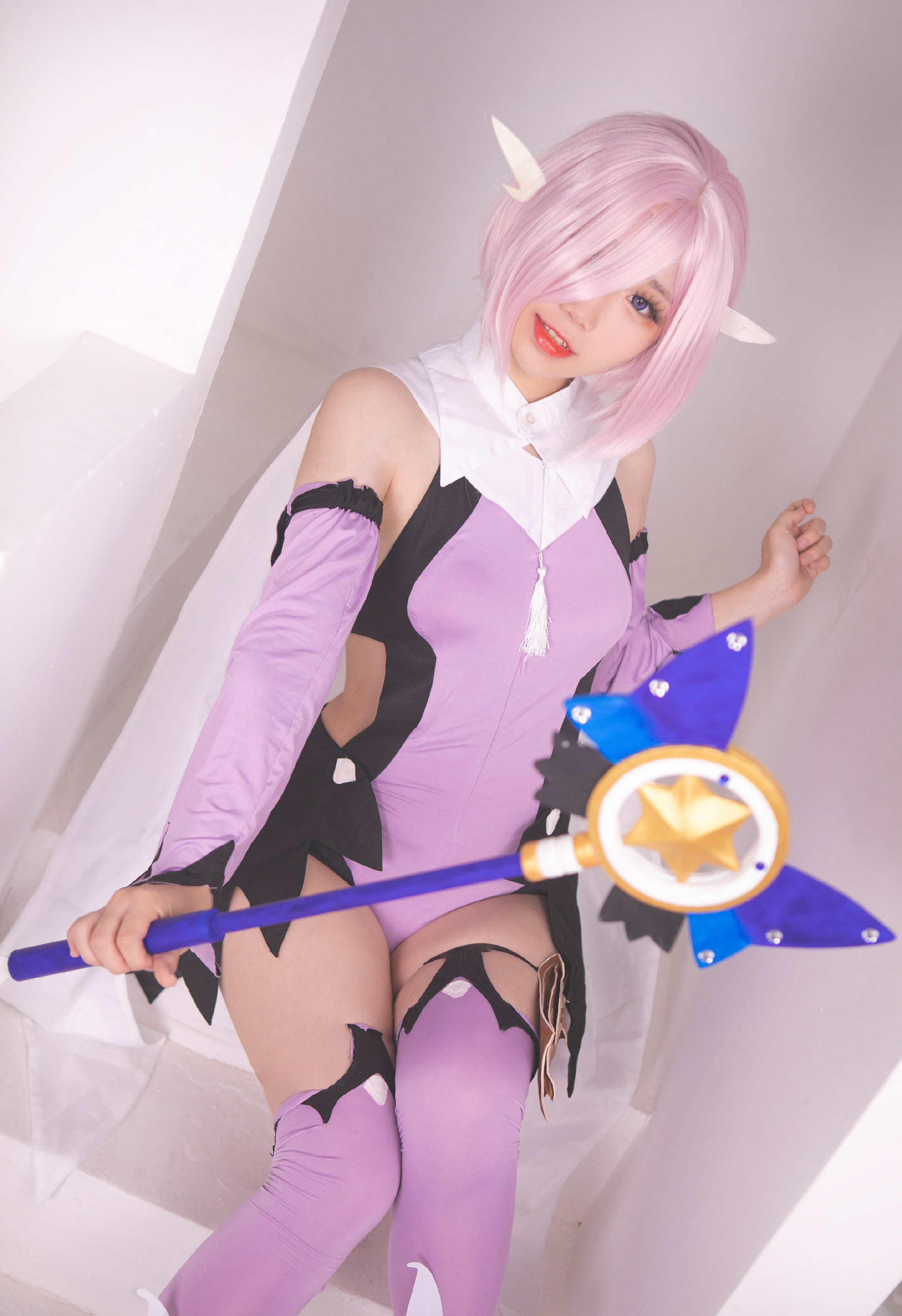 迷之疏声X同人美游战斗服玛修基列莱特Cosplay3