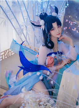 画晴Cosplay王者荣耀嫦娥如梦令