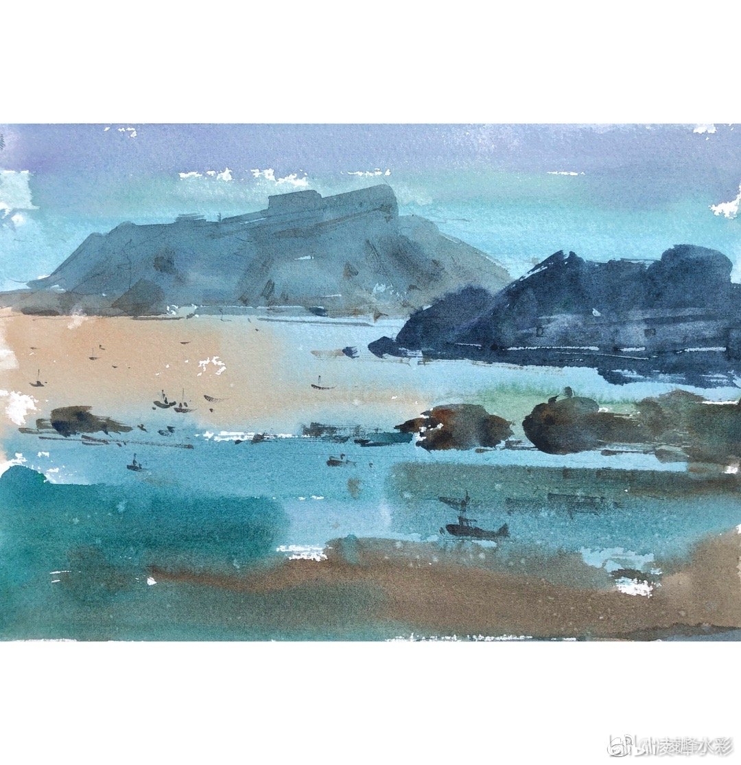 凌峰水彩 _ 哔哩哔哩相簿