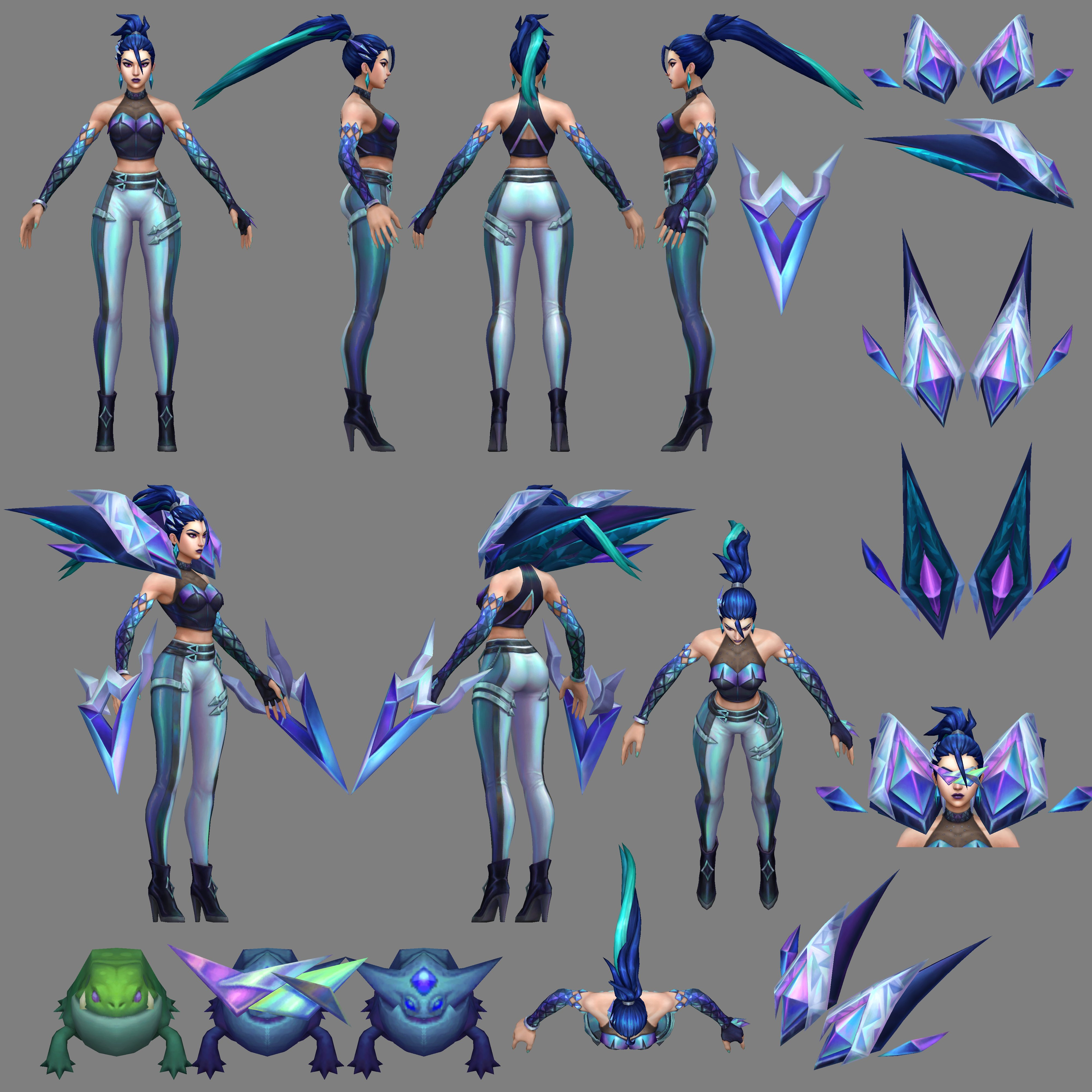 卡莎原皮 vs 黑炫彩