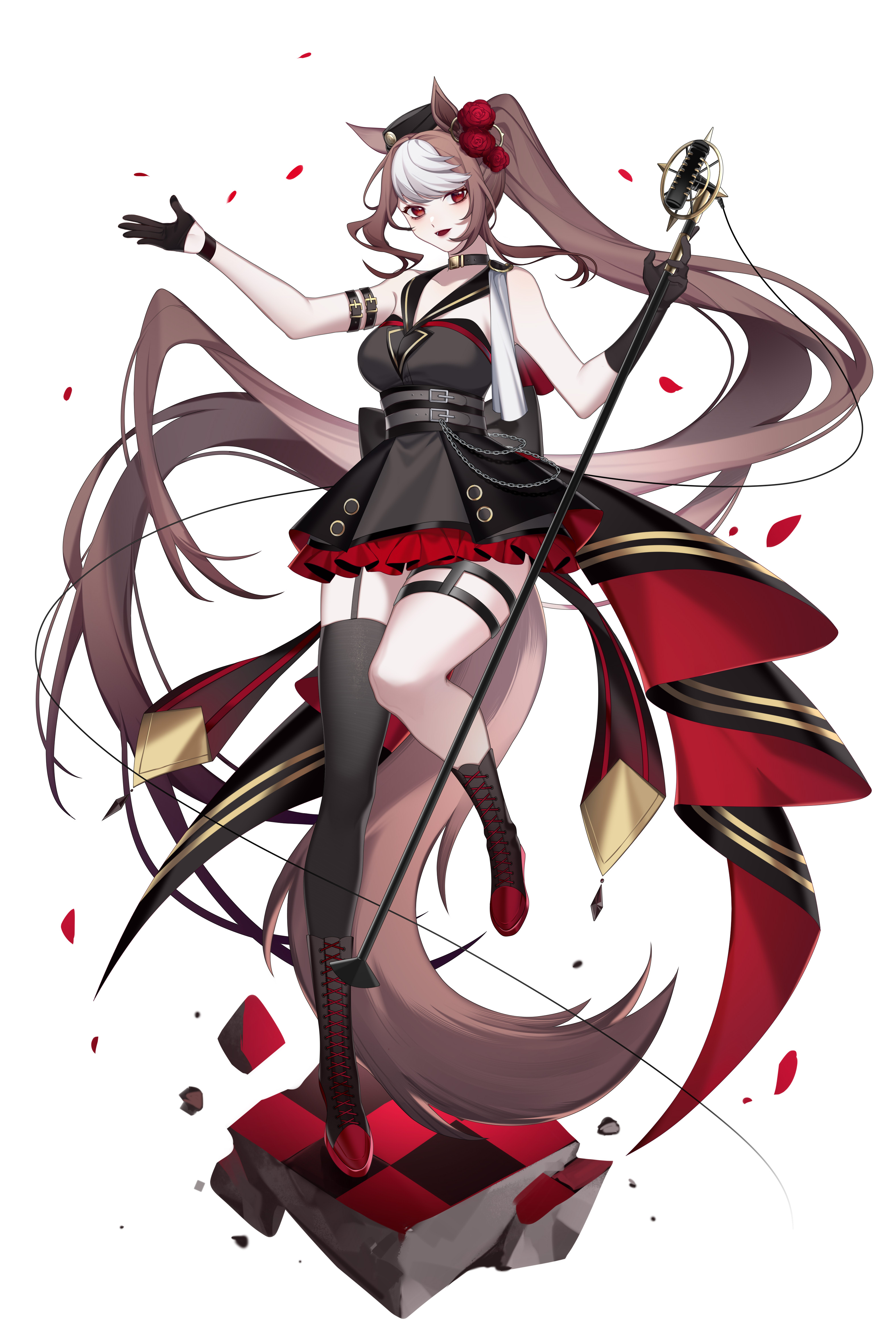 铁娘子」马主@鬼狐梅子玖 投稿的"铁娘子打歌服" 创作者为嗷仙野劳斯