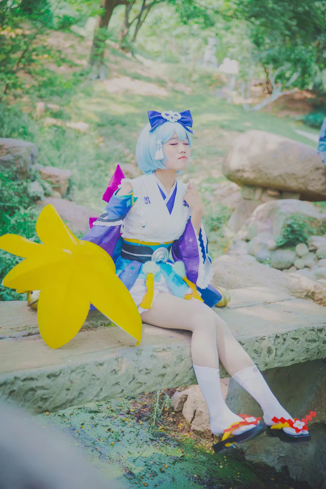 cos正片萤草丹枫秋意