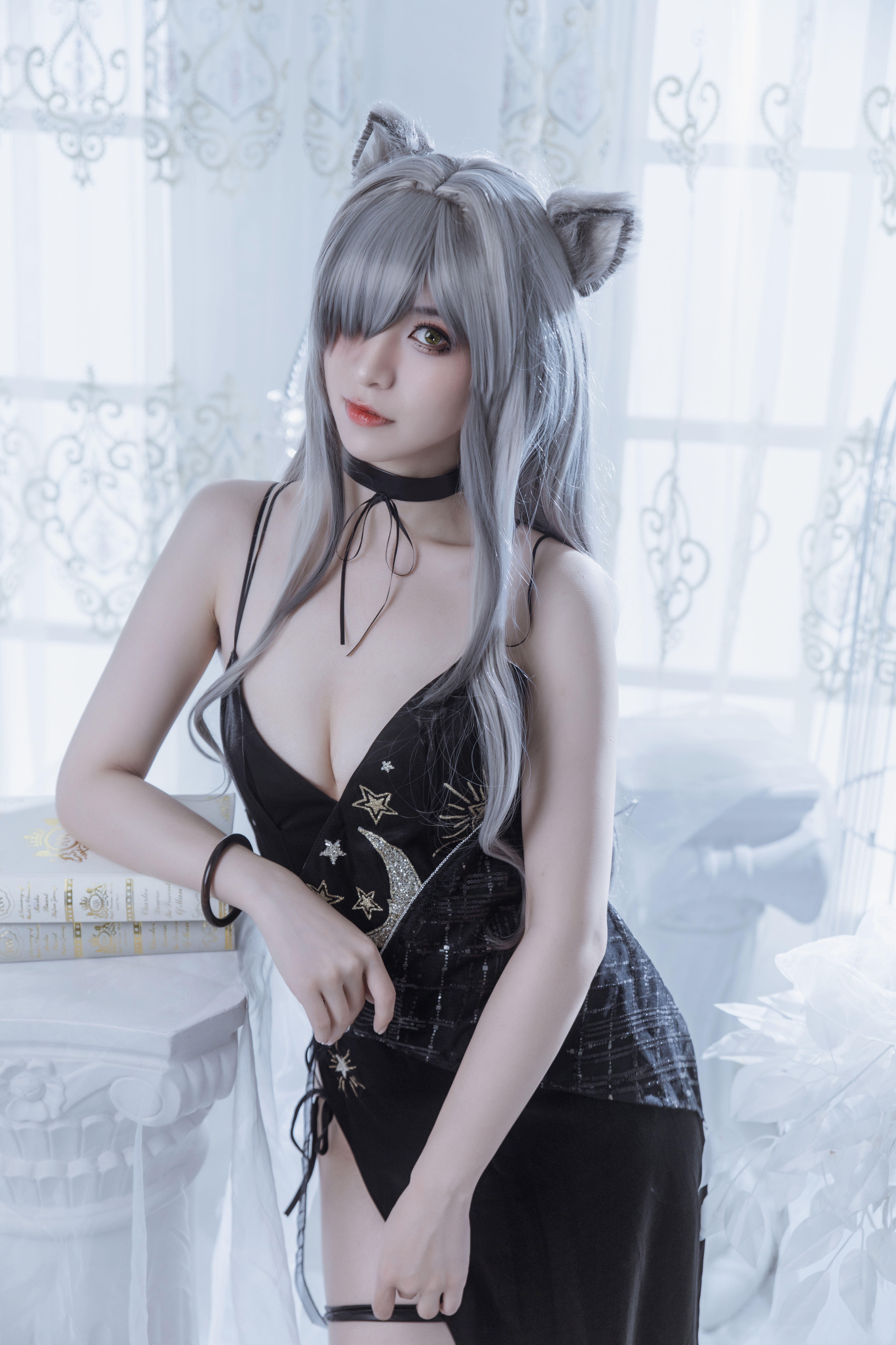 冥戏_CatN明日方舟黑CosPlay10