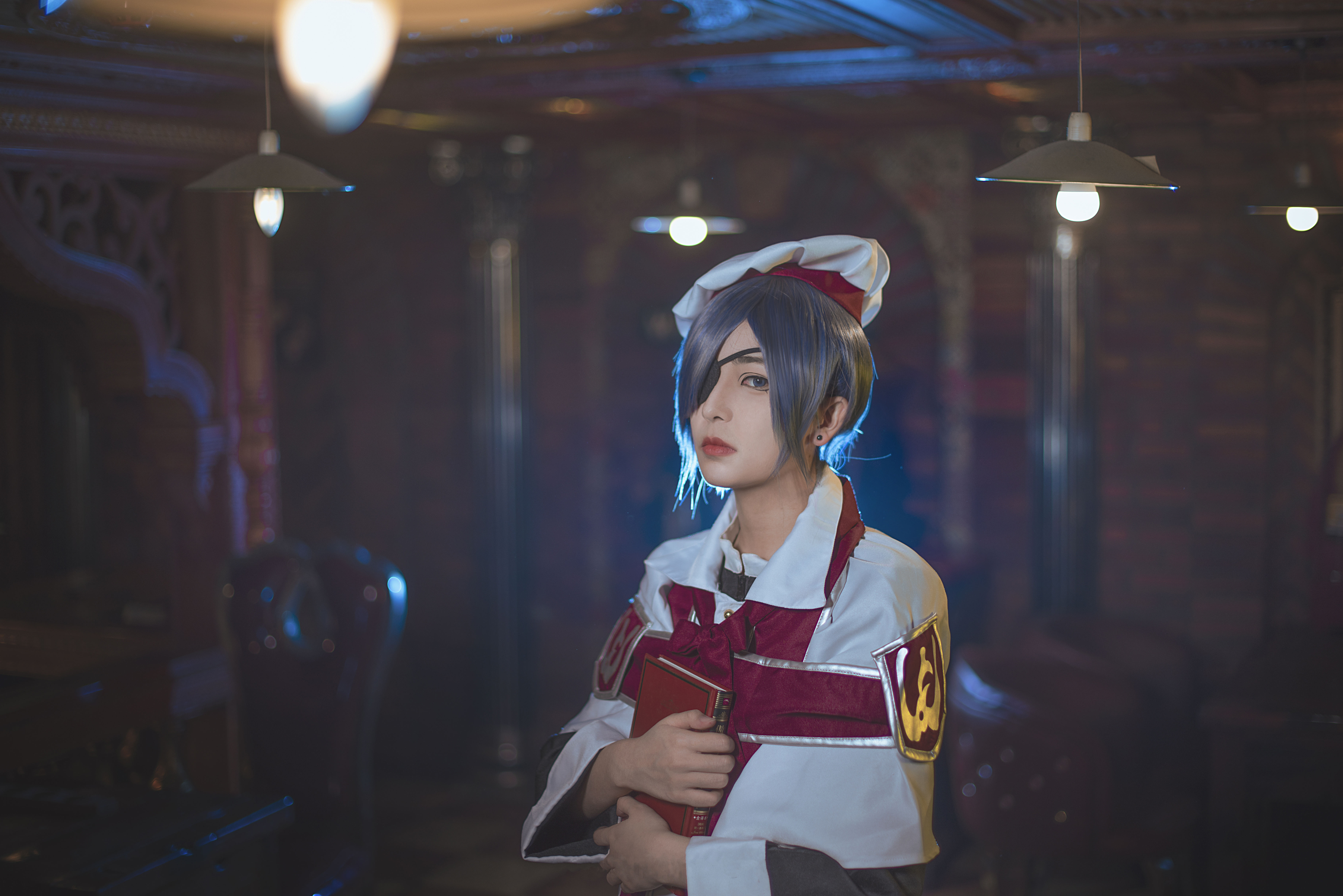 ShiQi十七骷黑执事夏尔cosplay5