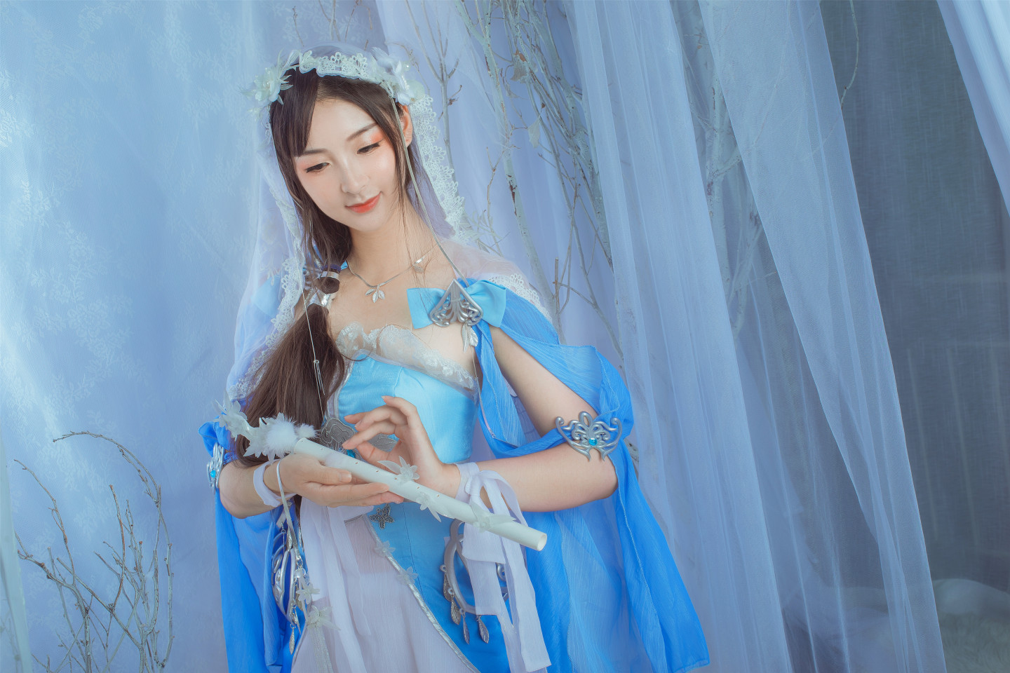 瑶音天涯明月刀心王明妆cosplay1